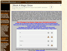 Tablet Screenshot of horstedkeynes.com